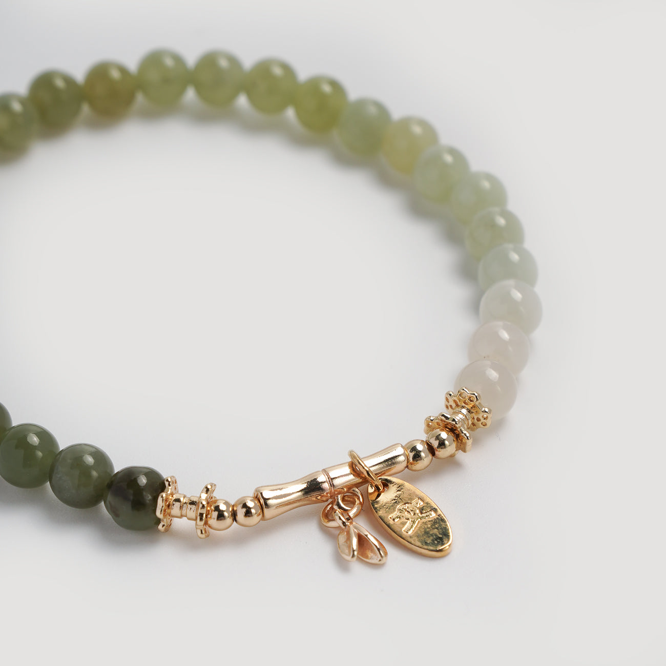 Harmony Bamboo Hetian Jade Bracelet