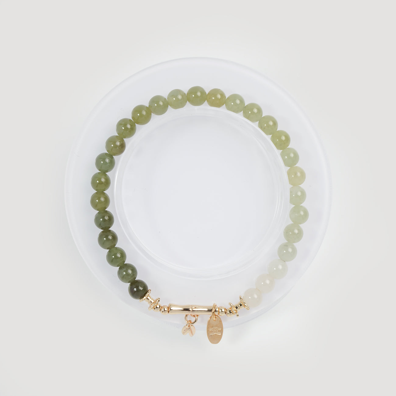 Harmony Bamboo Hetian Jade Bracelet