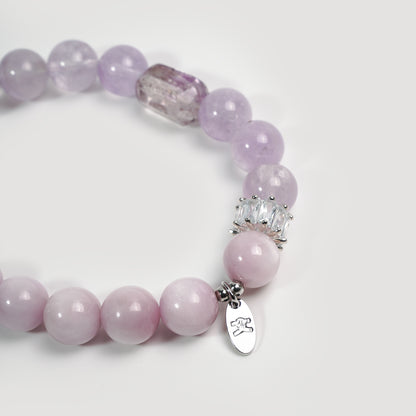 Wisdom Harmony - Amethyst & Lepidolite Bracelet