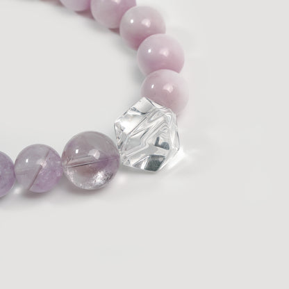 Wisdom Harmony - Amethyst & Lepidolite Bracelet