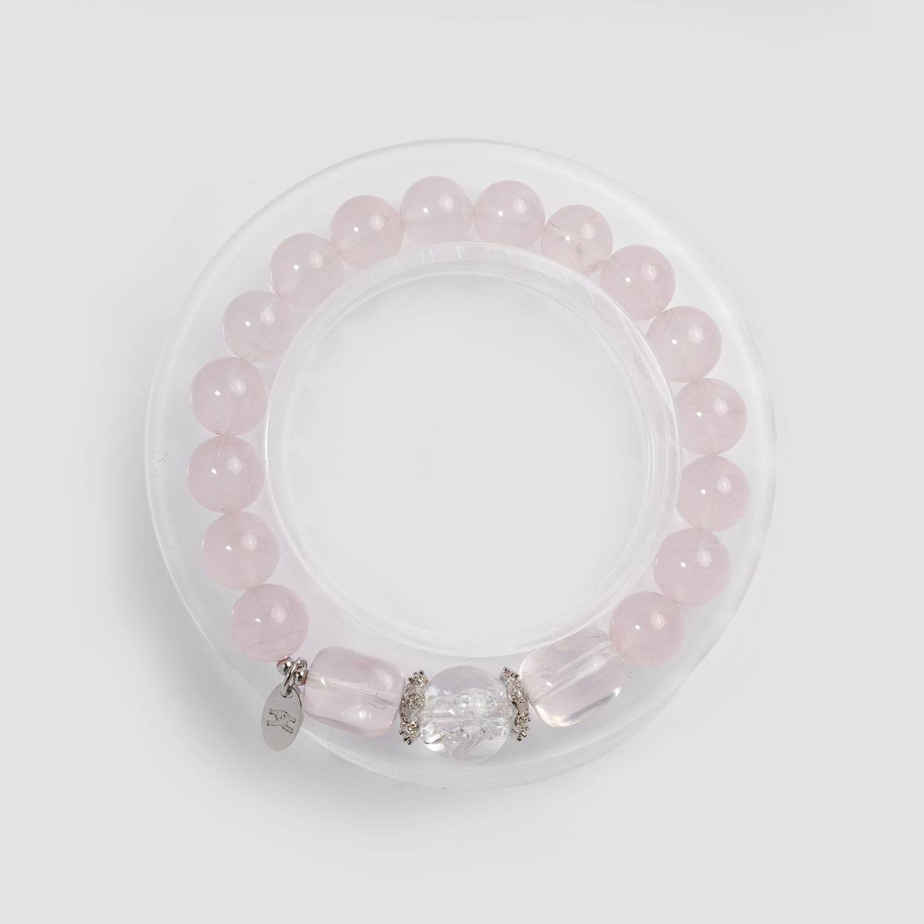 Rose Radiance Bracelet | Rose Quartz & Phantom Quartz Bracelet for Love and Attraction