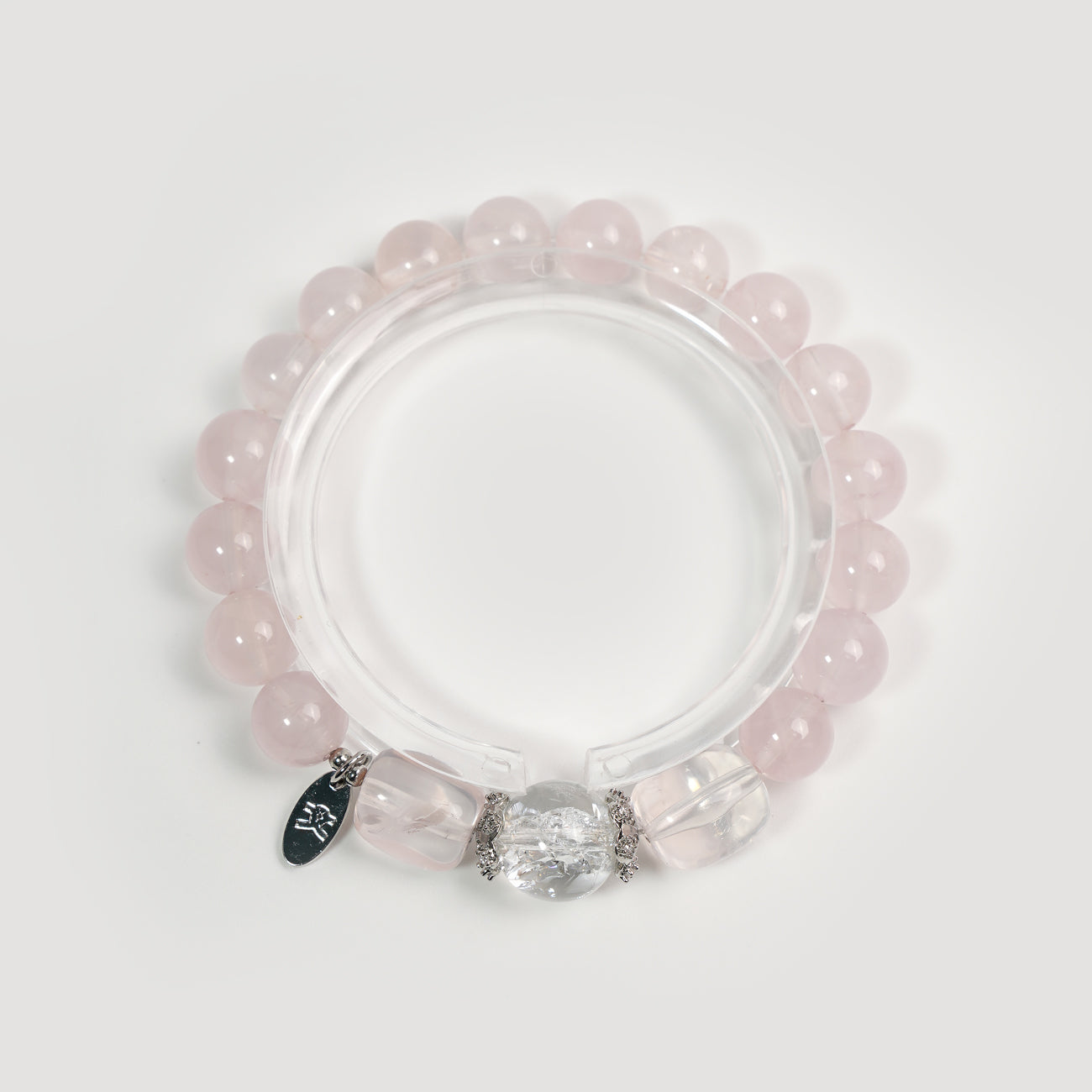 Rose Radiance Bracelet | Rose Quartz & Phantom Quartz Bracelet for Love and Attraction