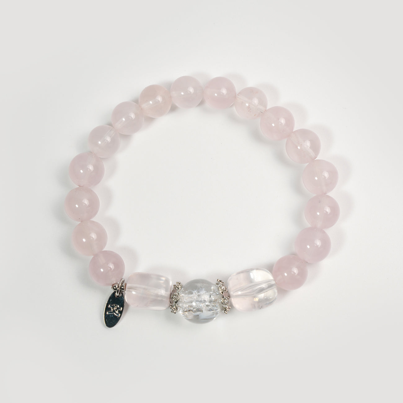 Rose Radiance Bracelet | Rose Quartz & Phantom Quartz Bracelet for Love and Attraction