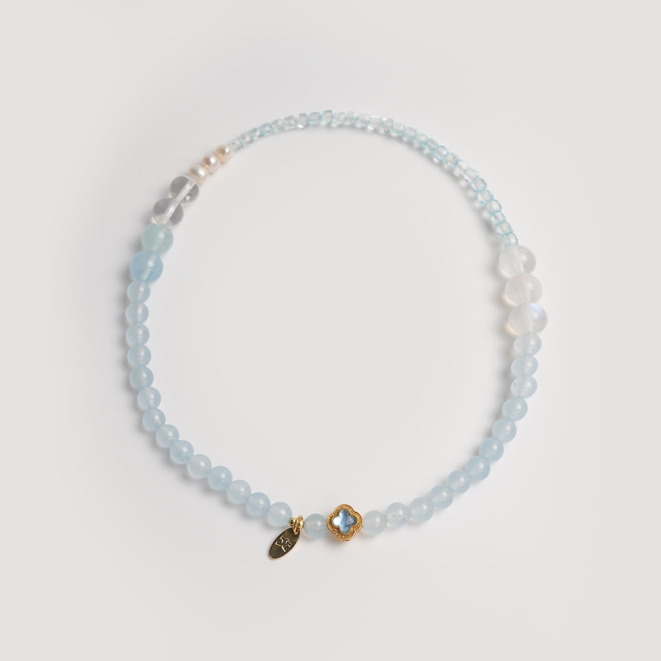 Bold Blue Gem-Confidence Aquamarine Energy Bracelet