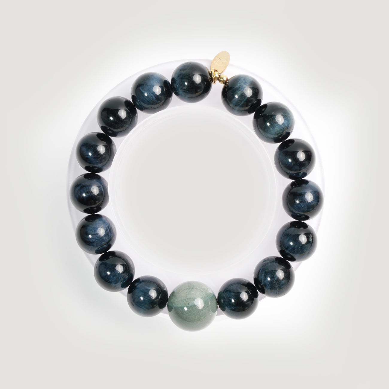 Midnight Strength - Blue Tiger's Eye Bracelet